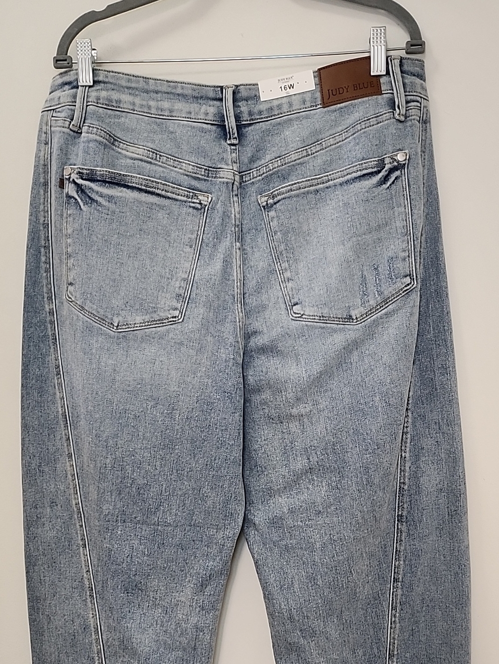 NWT Judy Blue Barrel-leg High-Rise jeans Size 16 - Picture 10 of 16